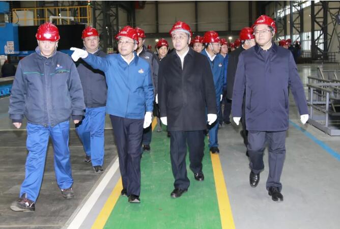 雷凡培、楊金成到渤船集團(tuán)調(diào)研